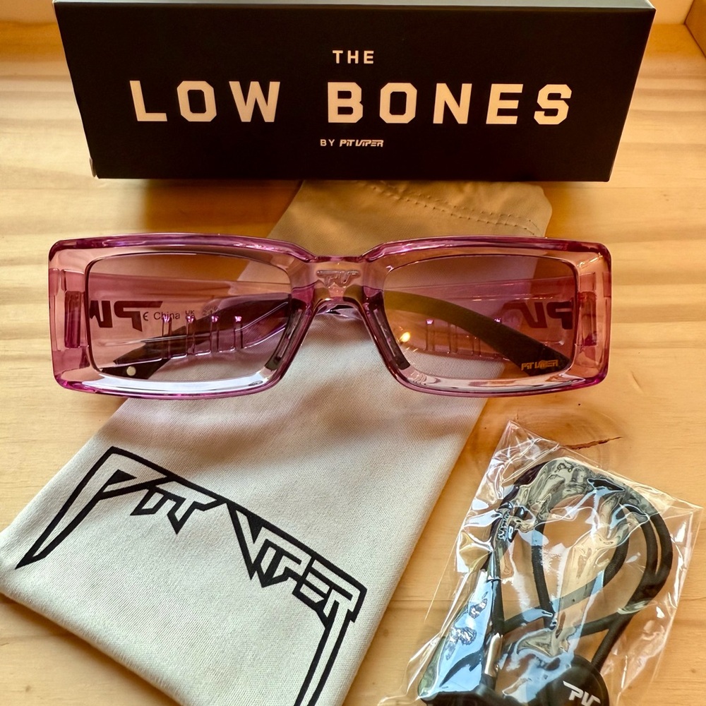Pit Viper Low Bones Himalayan Pink Sunglasses